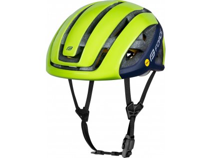přilba FORCE NEO MIPS, fluo-modrá (Velikost fluo-modrá S - M)