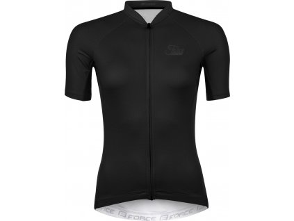 dres FORCE PURE LADY kr. rukáv, černý (Velikost L)