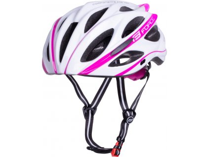 přilba FORCE BULL, bílo-růžová (Velikost S-M)
