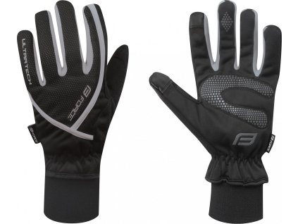 rukavice zimní FORCE ULTRA TECH, černé (Velikost L)
