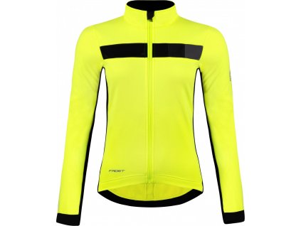 bunda F FROST LADY softshell zimní, fluo-černá