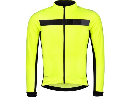 bunda F FROST softshell zimní, fluo-černá (Velikost L)