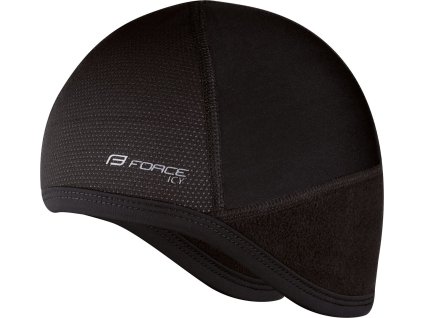 čepice pod přilbu FORCE ICY zimní, černá (Velikost L-XL)