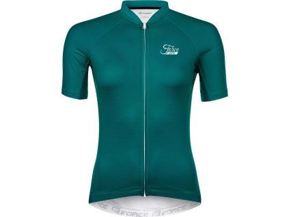 dres FORCE PURE LADY kr. rukáv, petrolejový (Velikost L)