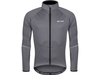 bunda FORCE ARROW softshell, šedá (Velikost L)