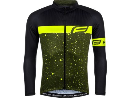 dres FORCE SPRAY dlouhý rukáv, army-fluo (Velikost L)