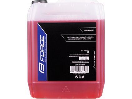 čistič FORCE PURA k doplnění - 5l -červený, cherry