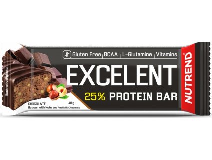 Excelent, tyčinka, 40g čokoláda s oříšky v ml čoko