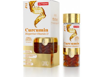 CURCUMIN+BIOPERINE+VITAMIN D, 60 kapslí