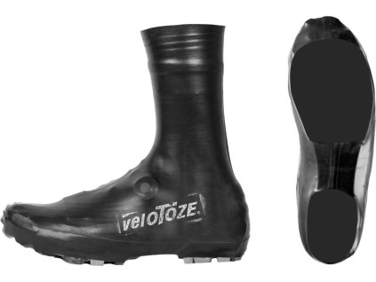 návleky treter VELOTOZE MTB latex vysoké, černé (Velikost L)