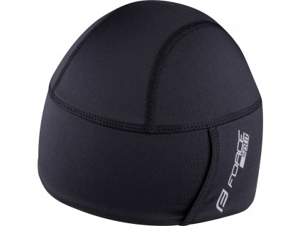 čepice pod přilbu FORCE SPLIT zateplená, černá (Velikost S-M)