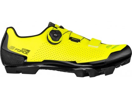 tretry FORCE MTB HERO PRO, fluo (Velikost 36)
