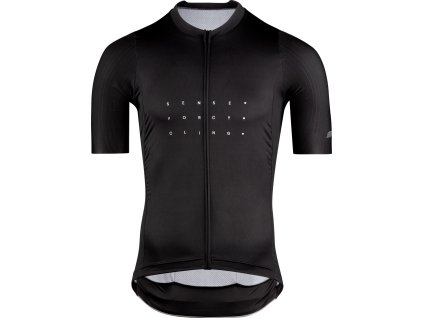 dres FORCE SENSE krátký rukáv, černý (Velikost L)
