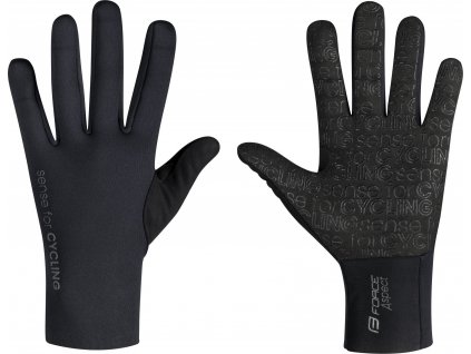 rukavice FORCE ASPECT neopren, černé (Velikost L)