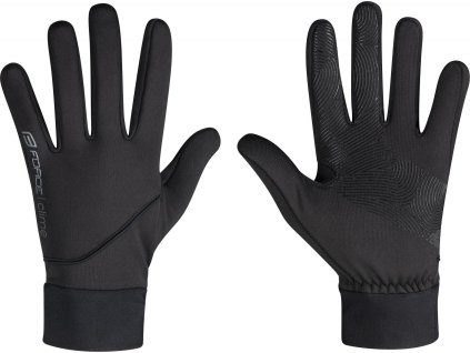 rukavice FORCE CLIME, černé (Velikost XXL)