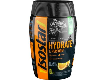 ISOSTAR Hydrate and Perform, dóza, 400 g pomeranč