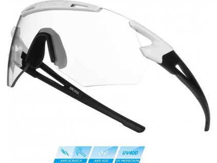 brýle F ARCADE,bílo-černé, fotochromatická skla