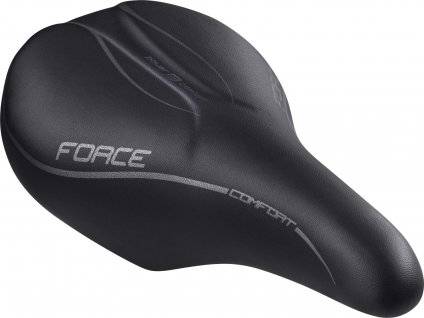 sedlo FORCE COMFORT THUNDER dámské, černé