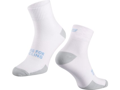 ponožky FORCE EDGE, bílo-šedé (Velikost S-M/36-41)
