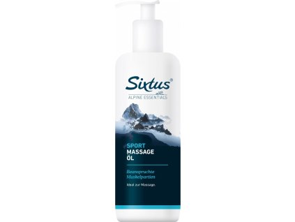 SIXTUS SPORT MASSAGE OIL (olej masážní), 500 ml