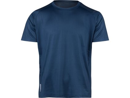 dres FORCE MTB MOUNT krátký rukáv, tm. modrý (Velikost 3XL)