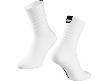 ponožky FORCE LONGER, bílé