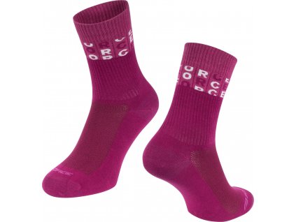 ponožky FORCE MESA, růžové