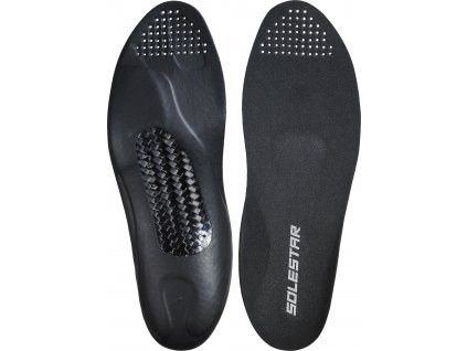 vložky treter SOLESTAR BLK, karbonové, černé (Velikost 41)