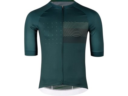 dres FORCE SWAY kr. rukáv, tmavě zelený (Velikost L)