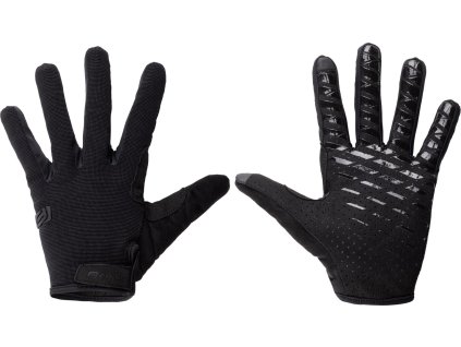 rukavice FORCE MTB MOUNT, černé (Velikost L)