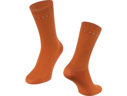 ponožky FORCE SMACK, cihlové (Velikost S-M/36-41)