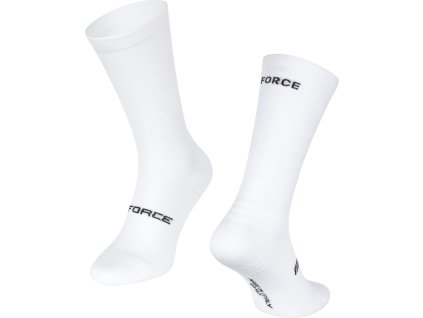 ponožky FORCE VERDONE, bílé (Velikost S-M / 38-42)