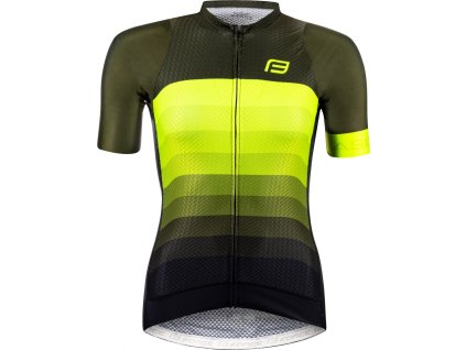 dres F ASCENT UNI kr. rukáv, zeleno-fluo (Velikost L)
