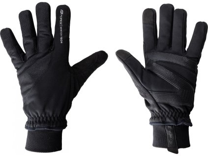 rukavice FORCE WINTER TECH, černé (Velikost 3XL)