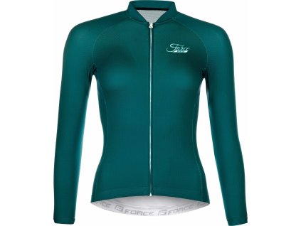 dres F PURE UNI dlouhý rukáv, petrolejový (Velikost M)