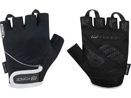 rukavice FORCE GEL, černé (Velikost L)