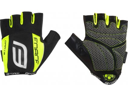 rukavice F DARTS  17 gel bez zapínání, fluo (Velikost S)