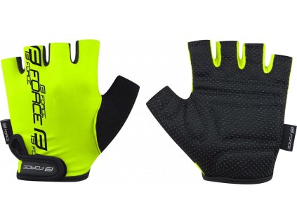 rukavice FORCE KID dětské, fluo (Velikost L)