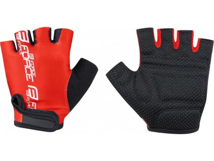 rukavice FORCE KID dětské, červené (Velikost L)