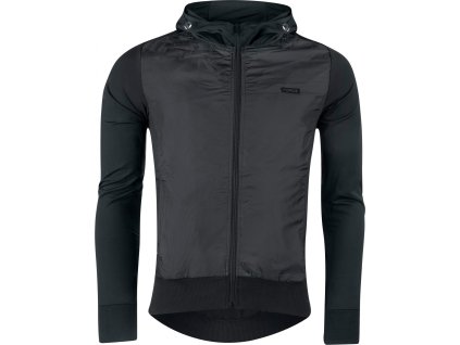 mikina/bunda FORCE ELEGANT celorozepínací,černá (Velikost L)