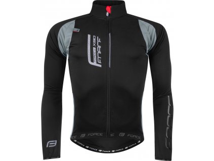 bunda F X80 tenký softshell, UNI,černo-šedá