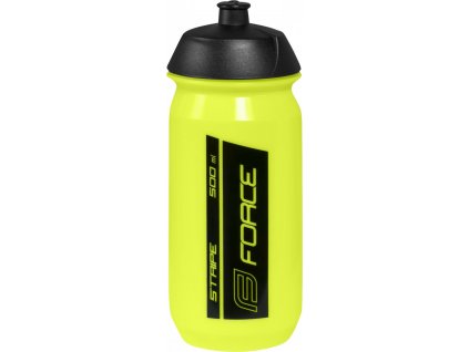 láhev FORCE STRIPE 0,5 l, fluo-černá