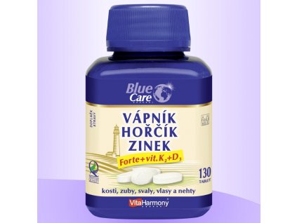 vitaharmony vápník hořčík zinek forte vitamin K2 + D3