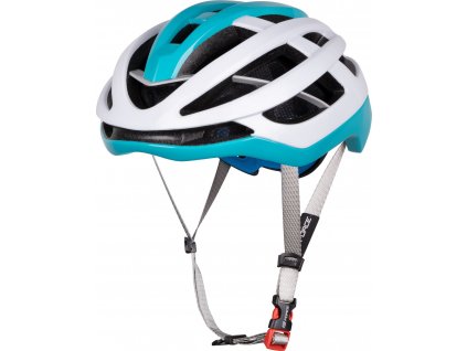 přilba FORCE LYNX, bílo-tyrkysová (Velikost bílo-tyrkysová S-M)