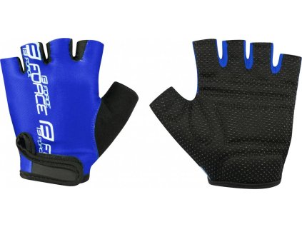 rukavice FORCE KID dětské, modré (Velikost L)