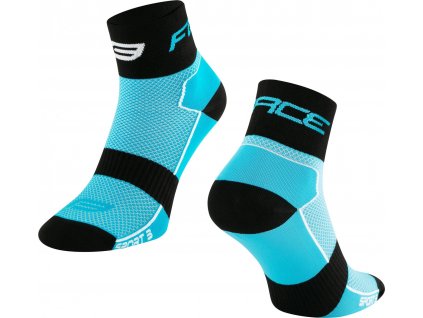 ponožky FORCE SPORT 3, modro-černé