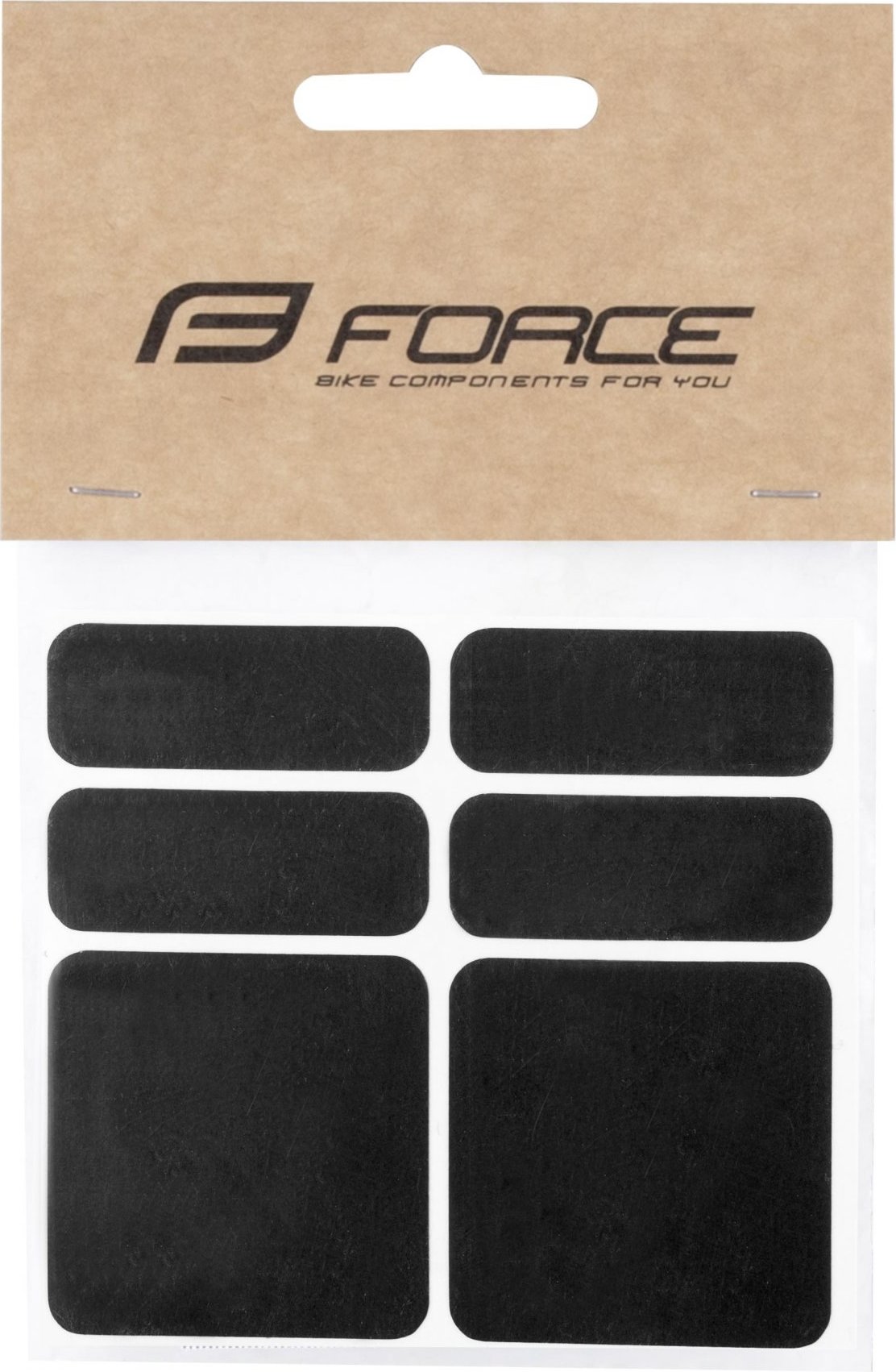 nálepky FORCE reflexní sada 6 ks, různé barvy Barva: Černá