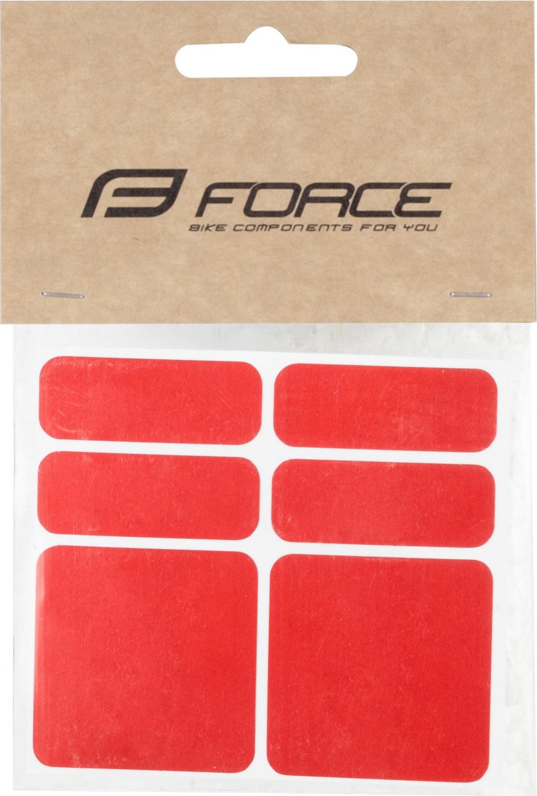 nálepky FORCE reflexní sada 6 ks, různé barvy Barva: Červená