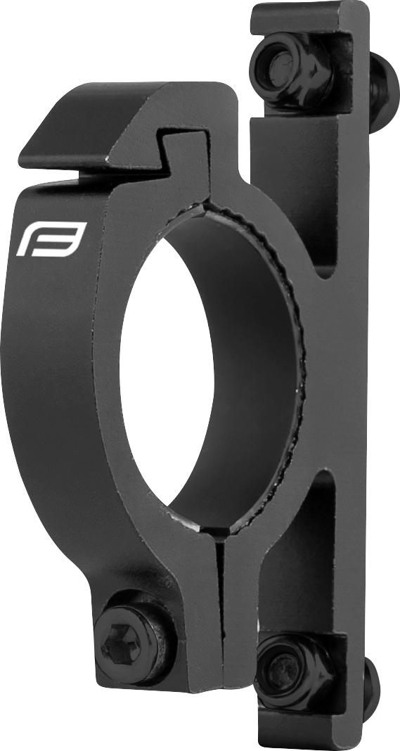 FORCE držák košíku na řídítka Ø 31.8 mm, Al, černý