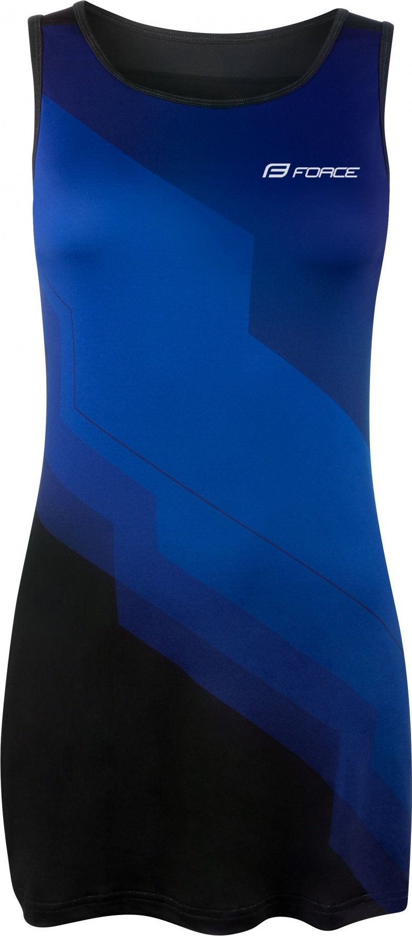 šaty sportovní FORCE ABBY, modro-černé Velikost: XS